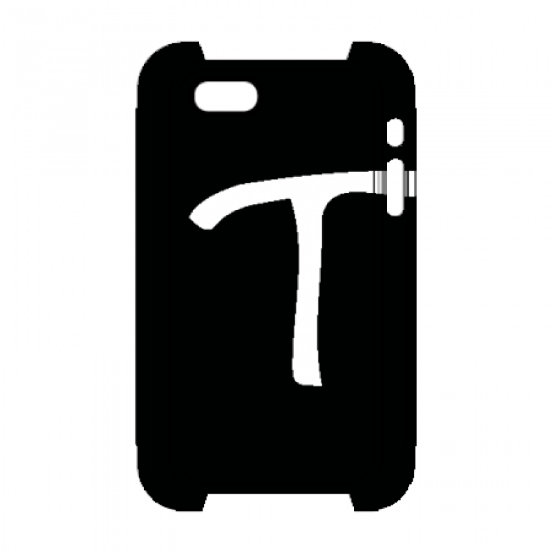フリーハンドで一文字をオリジナルiPhoneケースに