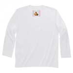 襟下に犬と猫のワンポイントオリジナルTシャツ