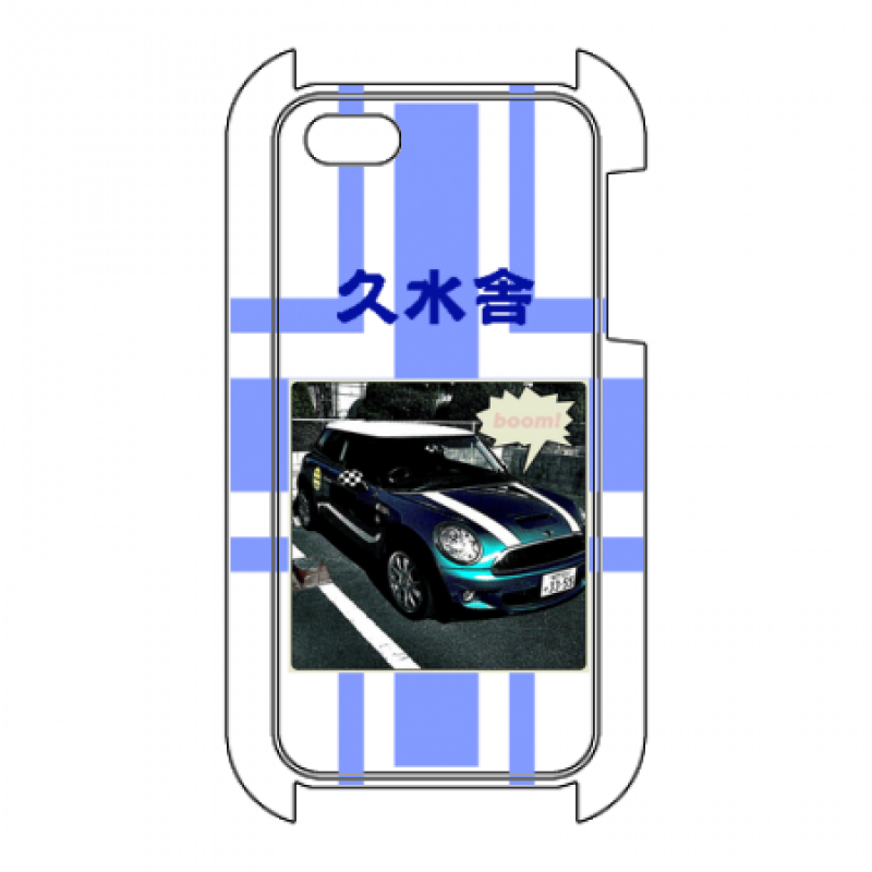 ミニクーパーの写真でオリジナルiPhoneケース