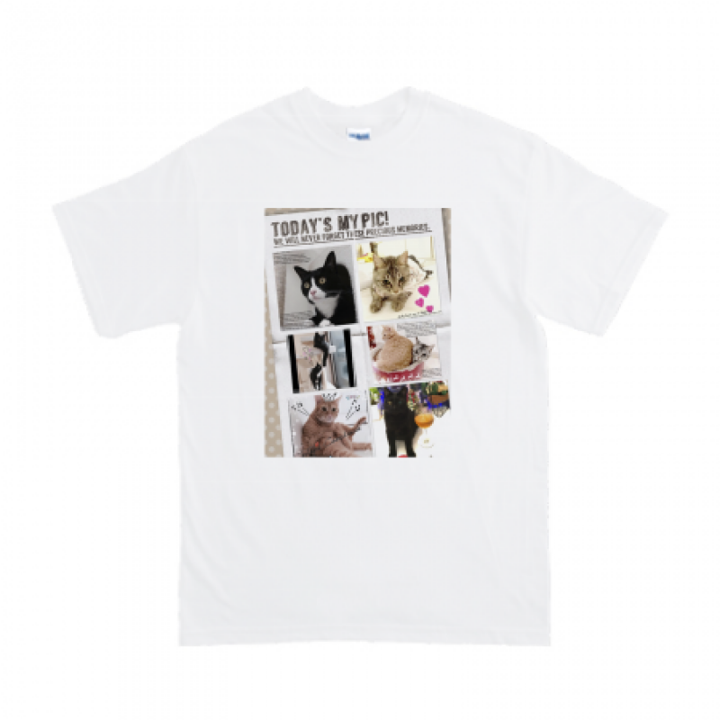 ペット写真Tシャツ