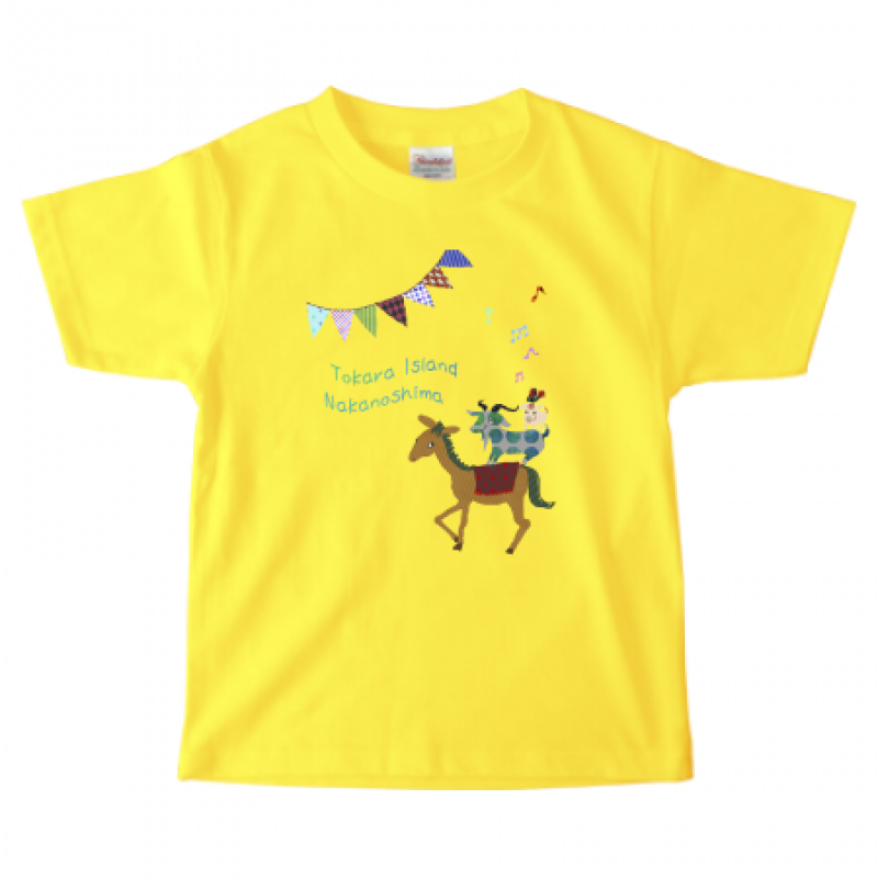 農園の動物をプリントしたオリジナルのキッズTシャツ