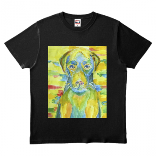 カラフルなイラストをプリントしたオリジナルTシャツ