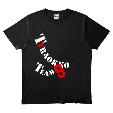 クールなデザインをプリントしたチームTシャツ！
