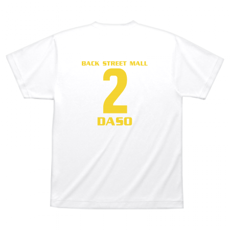 チームオリジナルのメッシュTシャツ