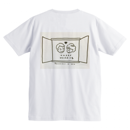 結婚祝いオリジナルTシャツ