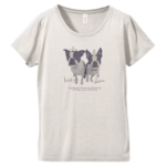 愛犬写真のカジュアルなオリジナルTシャツ