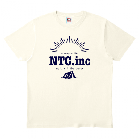 キャンプのロゴをプリントしたオリジナルTシャツ