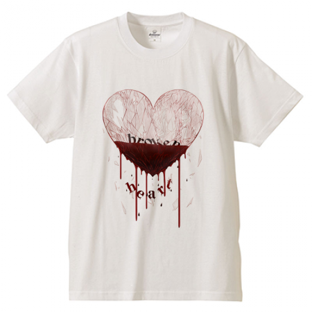 オリジナルのハートTシャツ