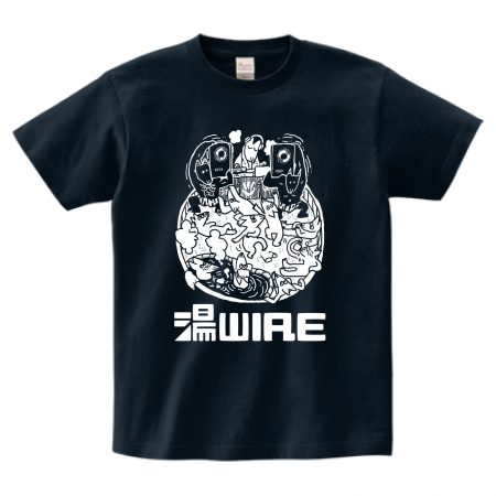 銭湯で開かれたクラブイベントのオリジナルTシャツ