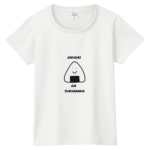 おにぎりイラストがかわいいプリントTシャツ