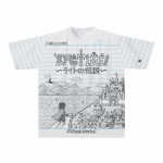 手描きRPGゲームのイラストをプリントしたオリジナルTシャツ