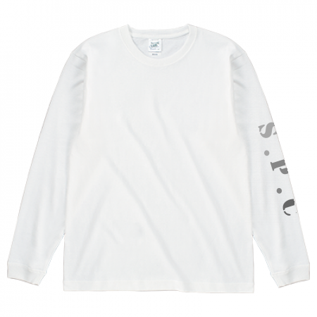 袖プリント！シンプルなオリジナル長袖Tシャツ