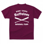 シンプルだけどかっこいい!野球チームのプリントTシャツ