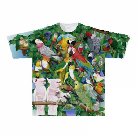 オリジナルの全面プリントTシャツ