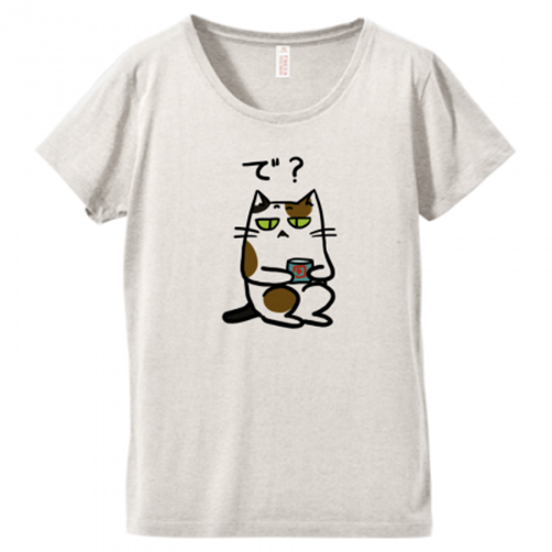 猫イラストがかわいいレディースTシャツ