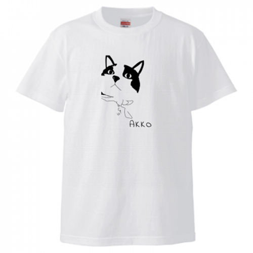 猫イラストのオリジナルTシャツ