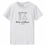 イラストをプリントして結婚祝いのTシャツを作成!