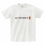 ビールが飲みたくなるプリントTシャツ