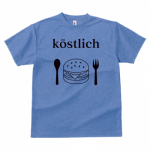 ハンバーガーのプリントTシャツ