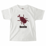 かぶとむしのイラストをプリント♪オリジナルのキッズTシャツ