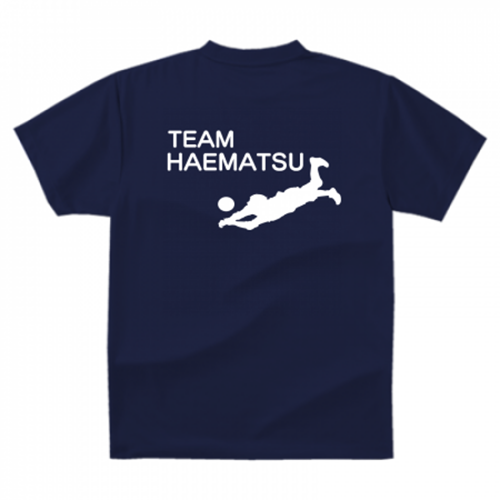 バレーボールクラブの練習用Tシャツ