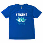ヨガ&ランサークルのキッズ用ドライTシャツ
