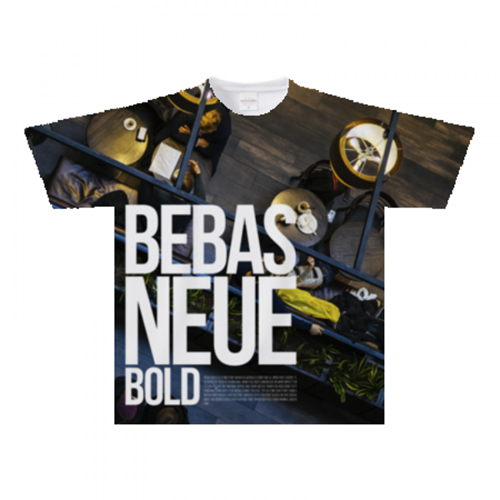 フォントの種類名をデザインしたTシャツ