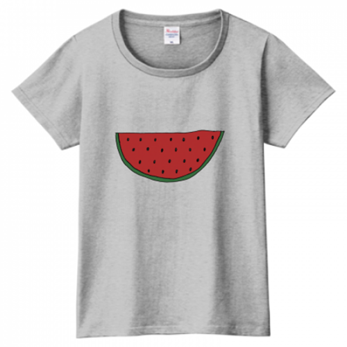 夏が待ち遠しい！スイカのプリントTシャツ