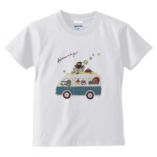 子供用にオリジナルのイラストプリントTシャツを作成