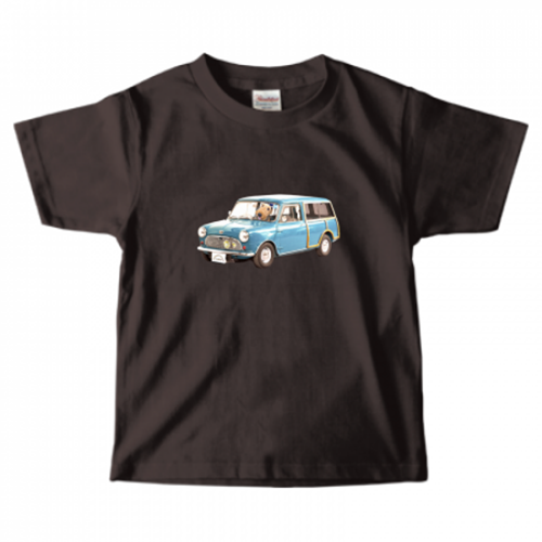 車のイラストをプリントした親子Tシャツ