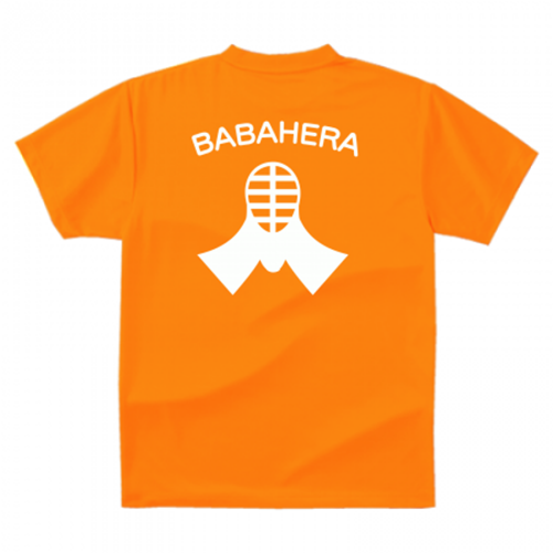 剣道の防具がプリントされたチームTシャツ