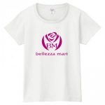 美容グッズ販売店のスタッフ用プリントTシャツ