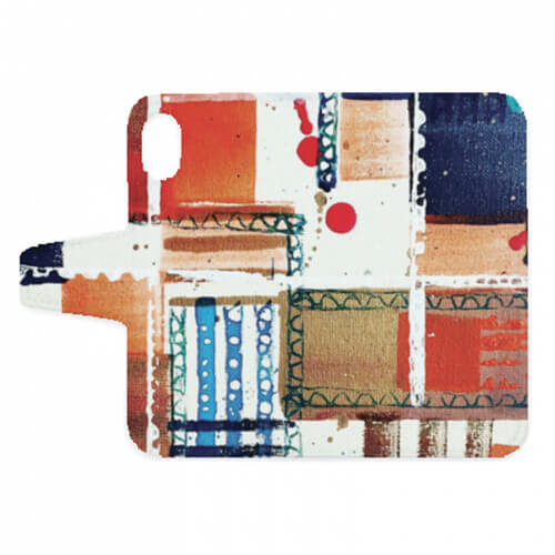 絵画タッチのオリジナル手帳型スマホケース
