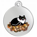 民宿の愛猫をプリントしたオリジナルキーホルダー