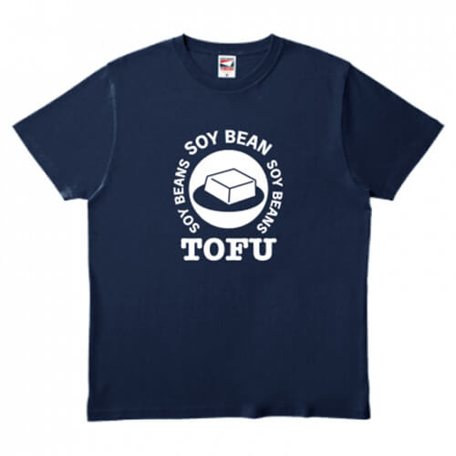 ロゴがかわいい！豆腐がポイントのオリジナルTシャツ