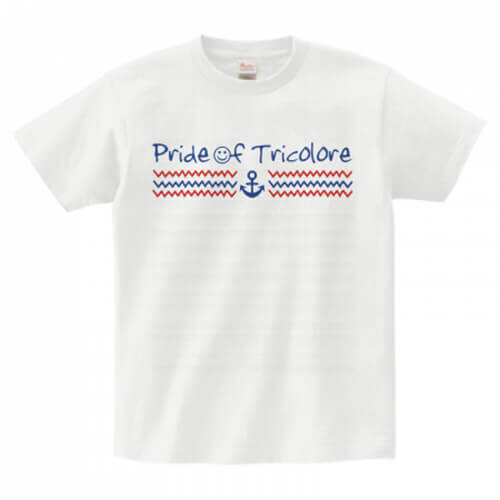 マリンテイストのサポーターオリジナルTシャツ