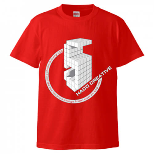 販売用のオリジナルTシャツを作成