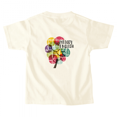 英語教室の子供用オリジナルTシャツ