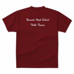 英語でかっこよく!卓球部のオリジナルTシャツ