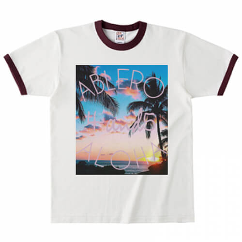 アロハデザインをプリントしたオリジナルTシャツ