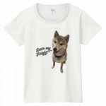愛犬写真をプリントしてオリジナルTシャツを作成