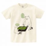 自作イラストをプリントしたオリジナルTシャツ