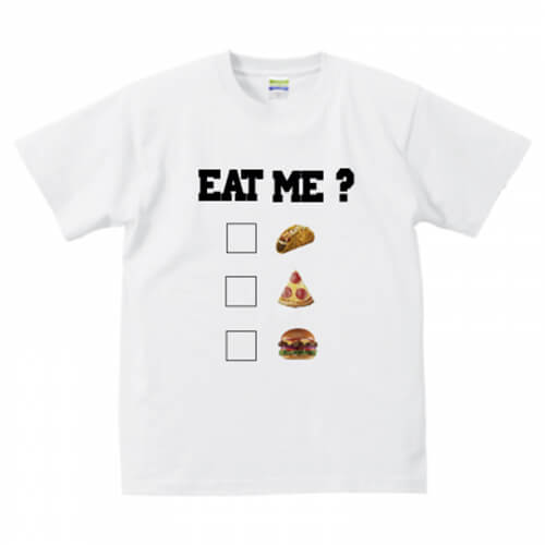 ジャンクフードをデザインしたオリジナルTシャツ