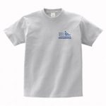 左胸にワンポイントをプリントしたオリジナルTシャツ
