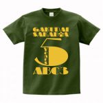 周年記念デザインのプリントTシャツを作成