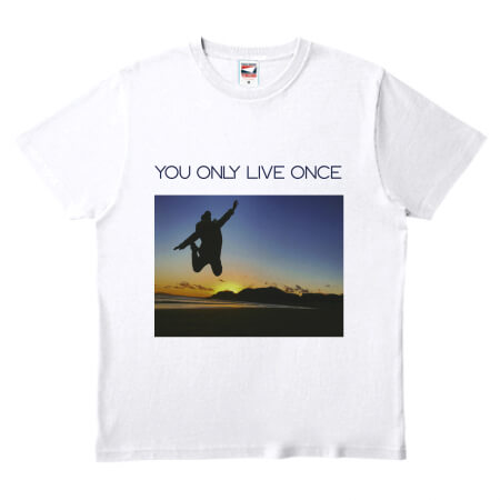 お気に入りの写真でオリジナルのプリントTシャツを作成