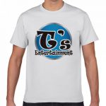 大きなロゴをプリントして会社のオリジナルTシャツを作成