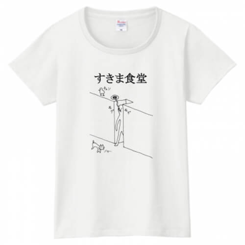 ゆるいイラストをプリントしたオリジナルTシャツ