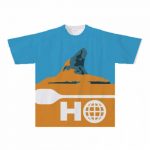 サマースクールのオリジナル全面プリントTシャツ
