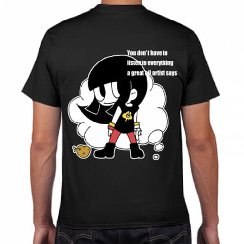 オリジナルキャラクターのプリントTシャツ